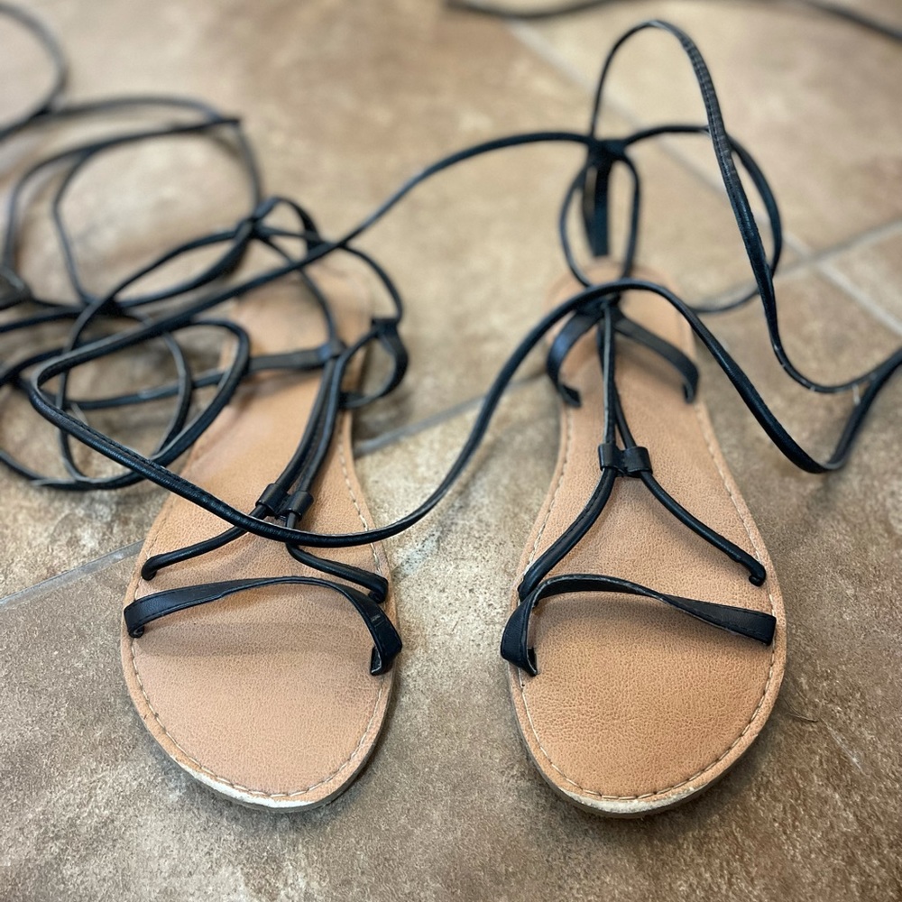 Black sandals